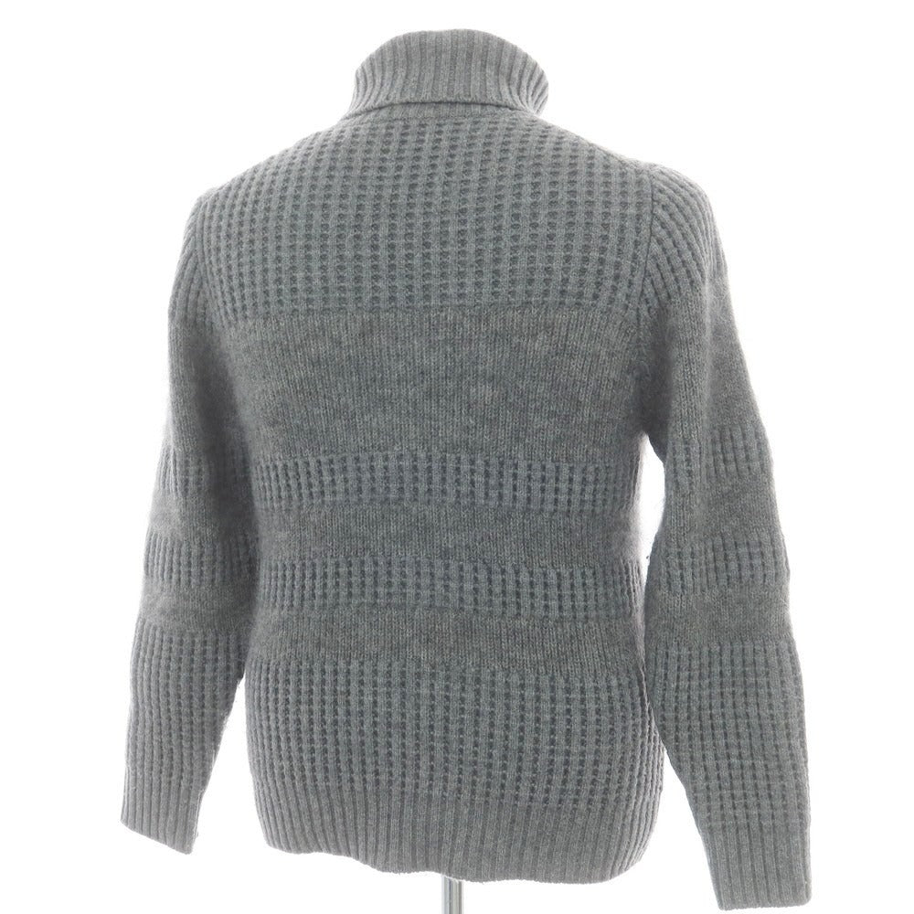 【中古】ルトロワ Letroyes ローゲージ ウールカシミヤ タートルネック プルオーバーニット グレー【 L 】【 状態ランクB 】【 メンズ 】