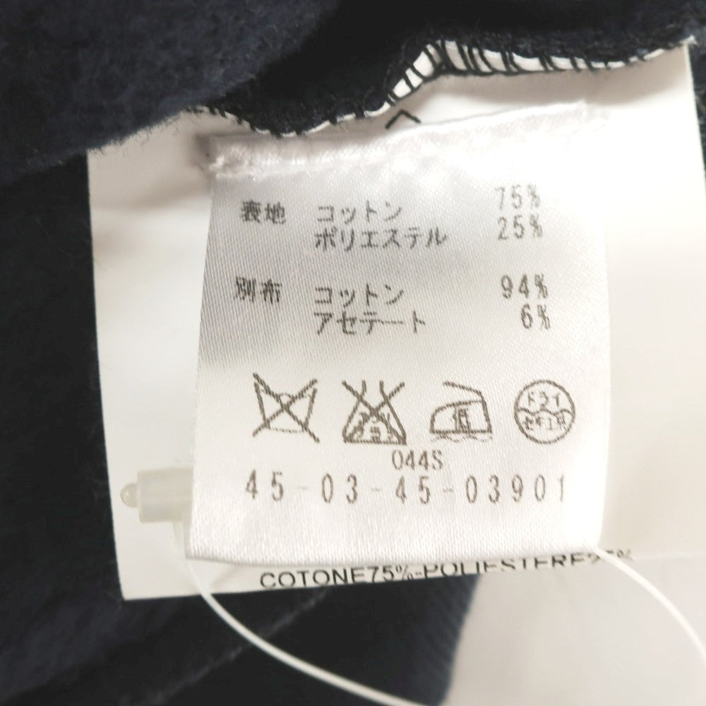 【中古】ゴールデングース GOLDEN GOOSE コットンポリエステル プルオーバー パーカー グレイッシュネイビーxホワイト【 XS 】【 状態ランクB 】【 メンズ 】