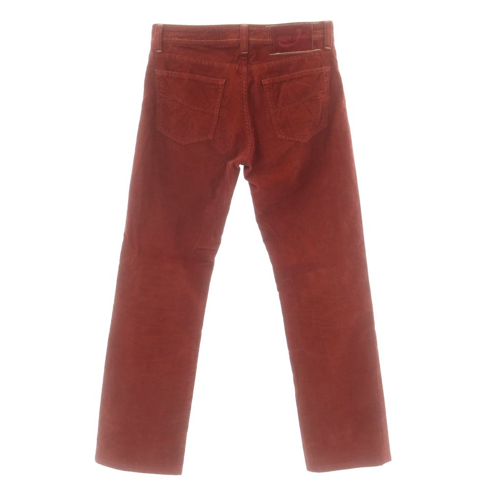 【中古】ヤコブコーエン JACOB COHEN J620 ストレッチ コットン コーデュロイパンツ レッド系【 32 】【 状態ランクC 】【 メンズ 】