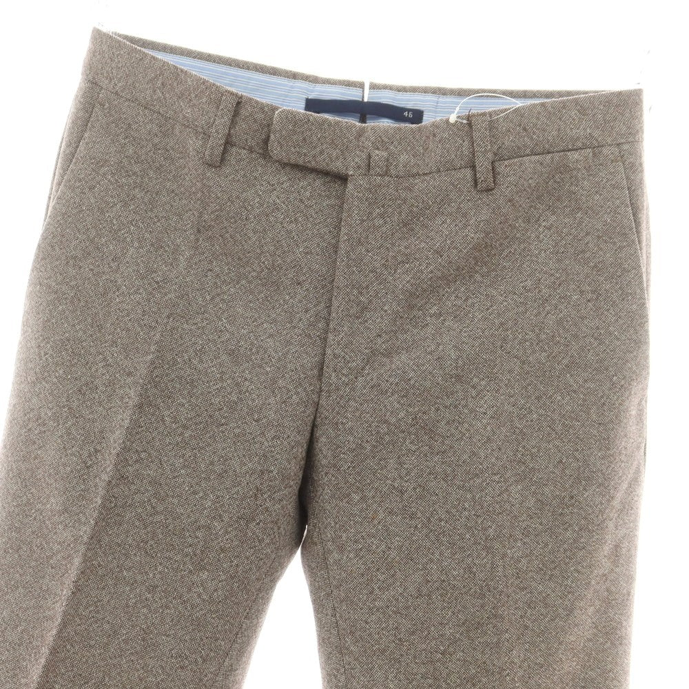 【中古】インコテックス INCOTEX International Gallery BEAMS別注 ウール カジュアルスラックスパンツ ブラウン系【 46 】【 状態ランクD 】【 メンズ 】