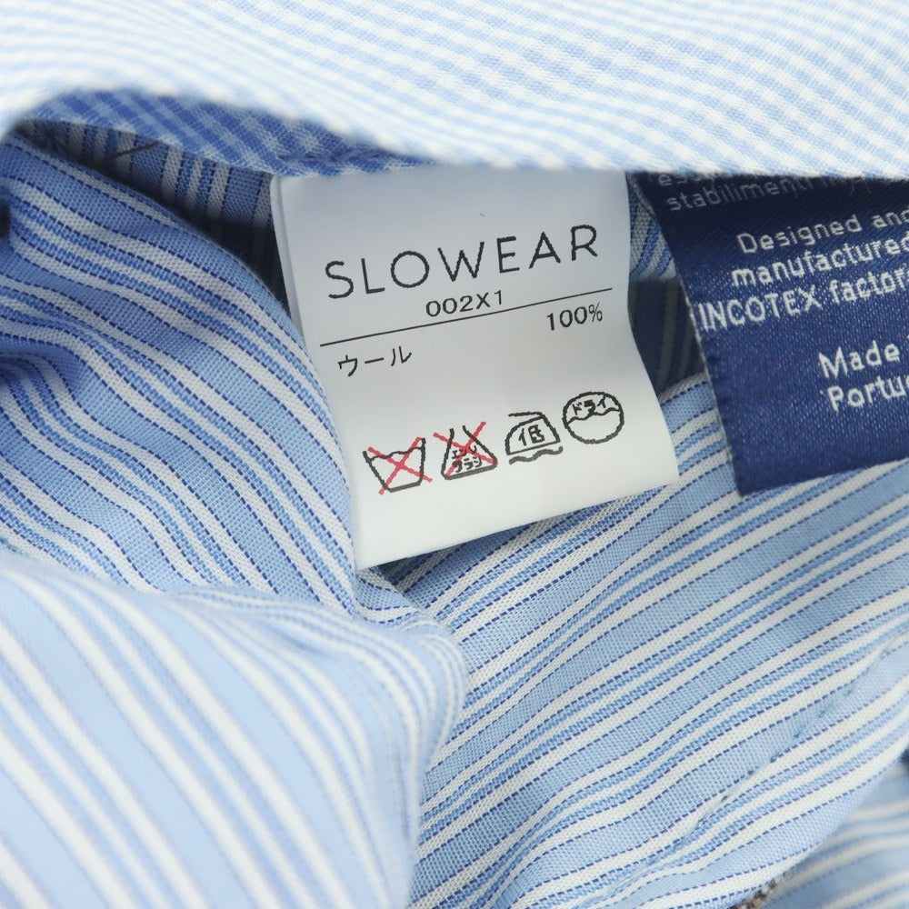 【中古】インコテックス INCOTEX International Gallery BEAMS別注 ウール カジュアルスラックスパンツ ブラウン系【 46 】【 状態ランクD 】【 メンズ 】