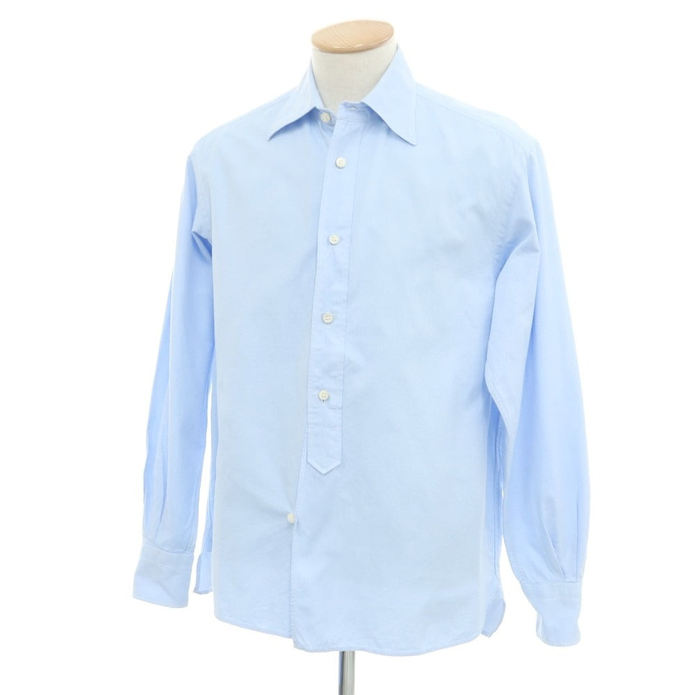 【中古】ラファーボラ La Favola オックスフォードコットン BDシャツ サックスブルー【 1 】【 状態ランクC 】【 メンズ 】