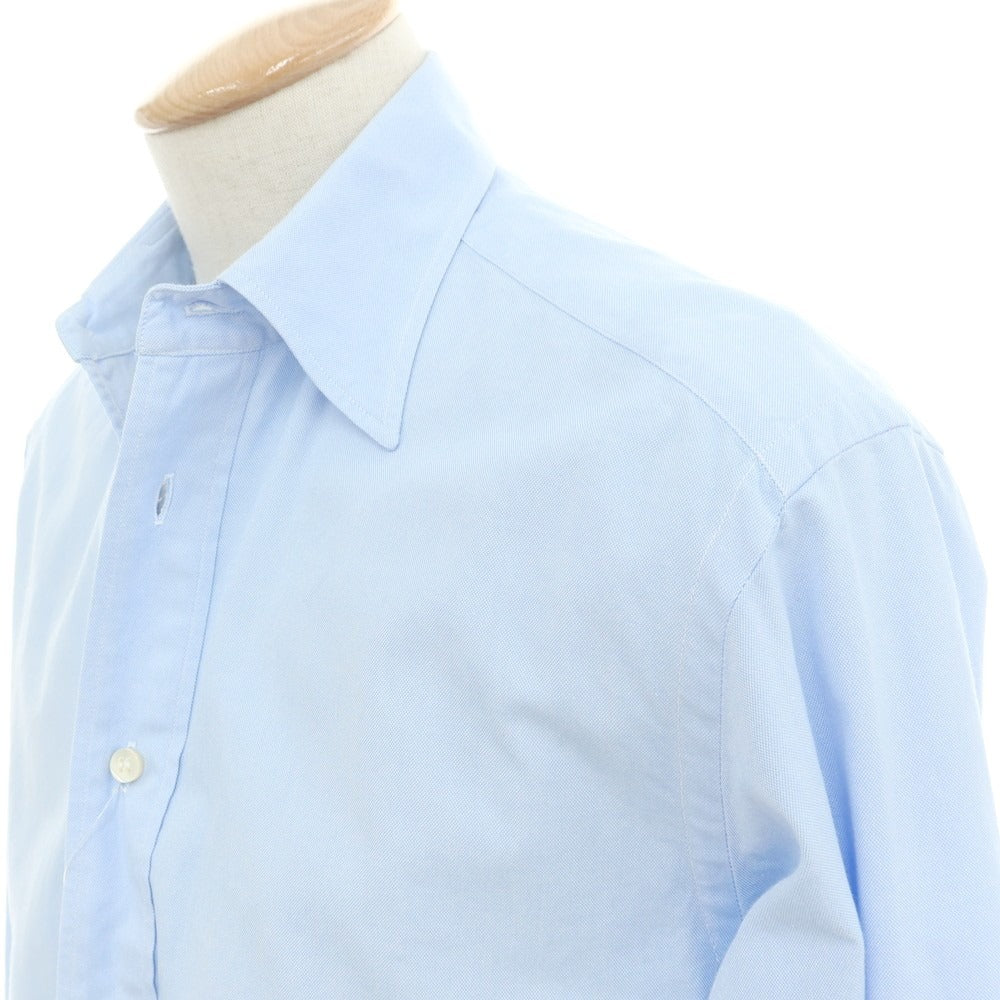 【中古】ラファーボラ La Favola オックスフォードコットン BDシャツ サックスブルー【 1 】【 状態ランクC 】【 メンズ 】