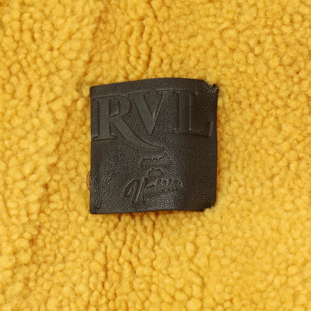 【新品】アール ヴィ エル rvl ムートンレザー コート ベージュ【 48 】【 状態ランクN 】【 メンズ 】