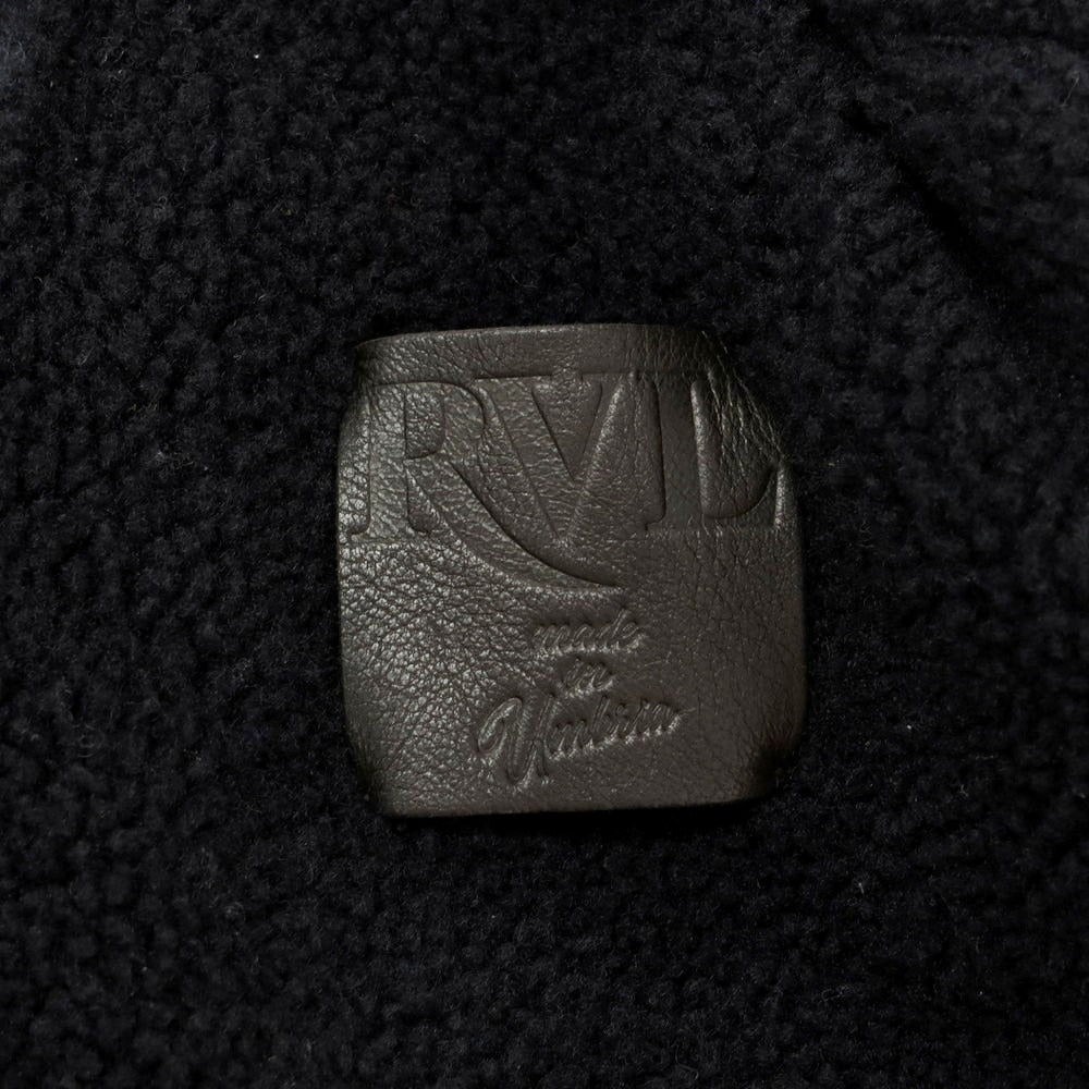 【新品】アール ヴィ エル rvl ムートンレザー ベルテッドコート ネイビー【 48 】【 状態ランクN 】【 メンズ 】