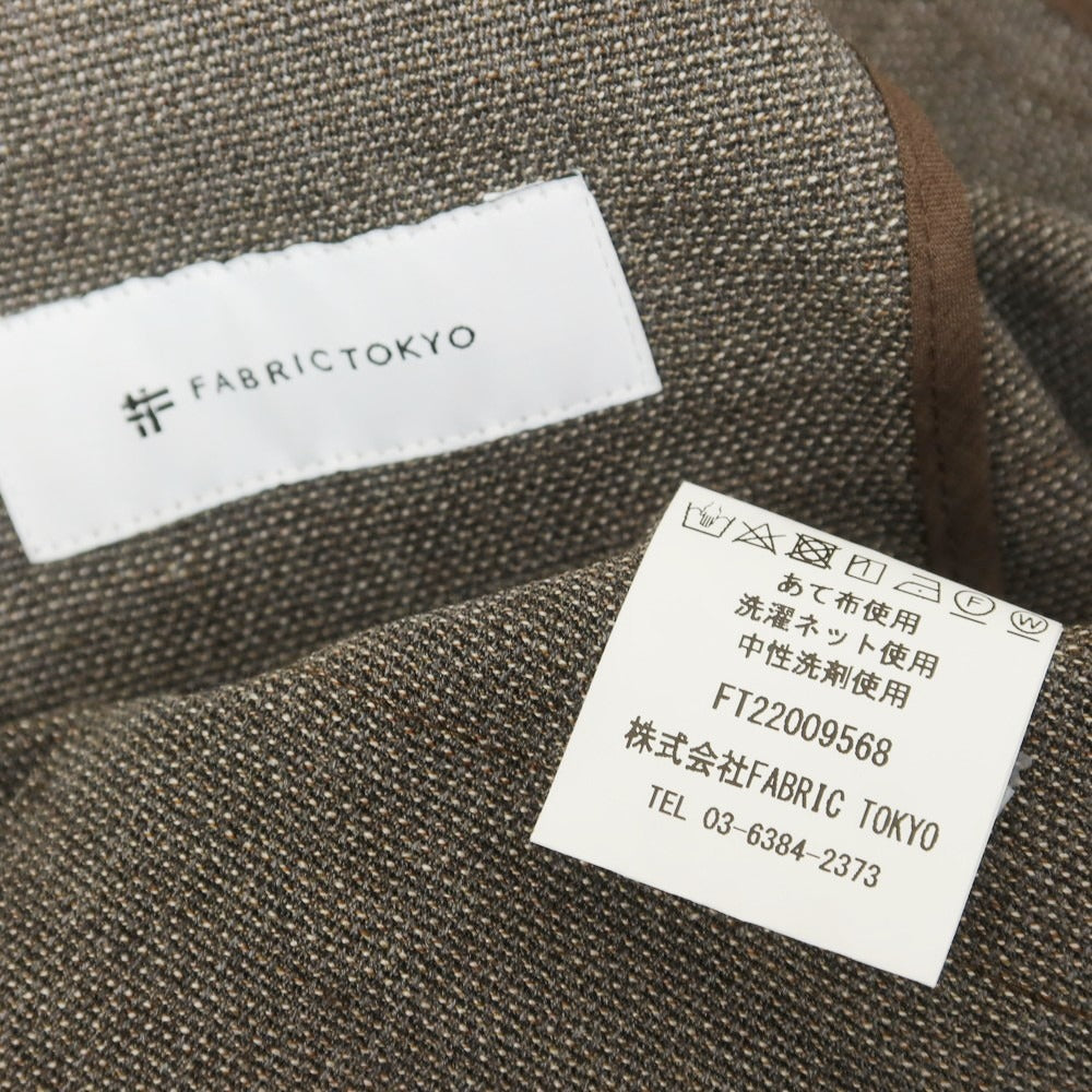 【中古】ファブリック トウキョウ FABRIC TOKYO ウールポリエステル 6B ダブルスーツ トープ【 表記なし (S位) 】【 状態ランクB 】【 メンズ 】