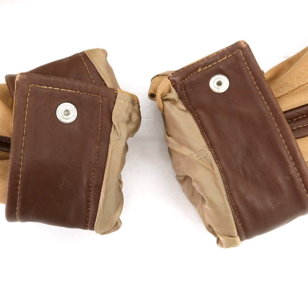【中古】ドルチェアンドガッバーナ DOLCE&GABBANA コットン ジップアップ ブルゾン ライトブラウン【 M 】【 状態ランクD 】【 メンズ 】