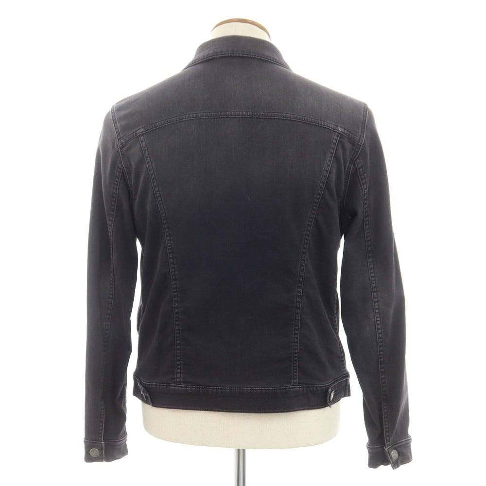【中古】シビリア SIVIGLIA スウェット ジージャン デニムジャケット ブラック【 M 】【 状態ランクB 】【 メンズ 】