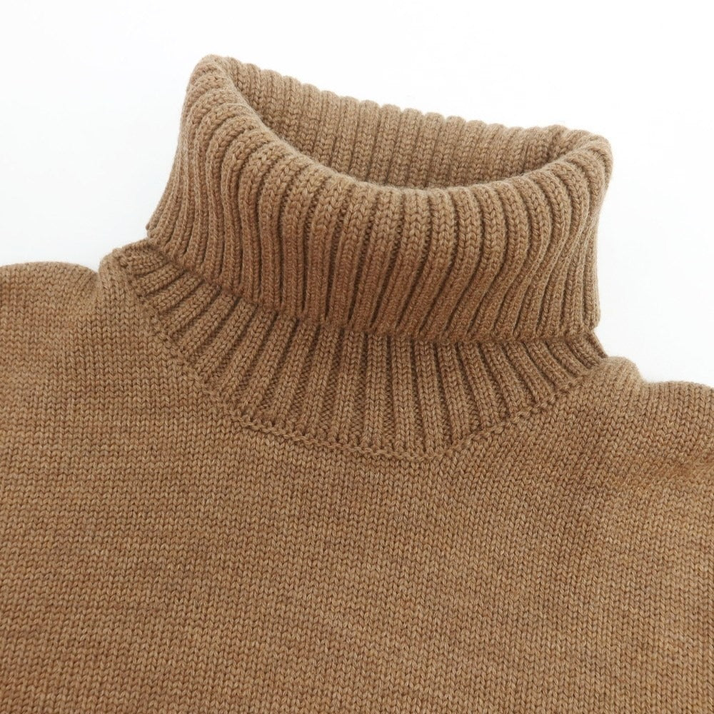 【中古】ザノーネ ZANONE ミドルゲージ ウール タートルネック プルオーバーニット ブラウン【 48 】【 状態ランクB 】【 メンズ 】