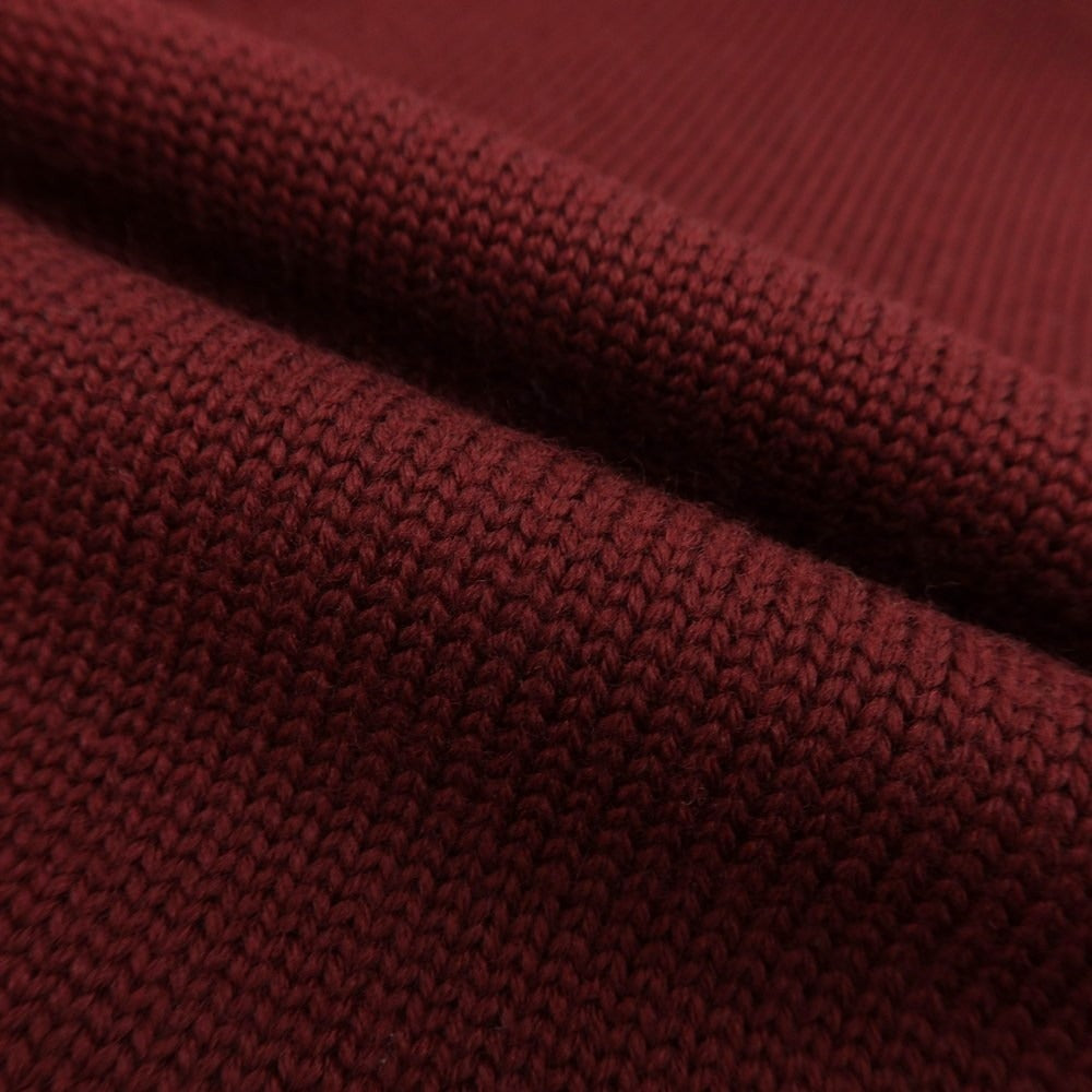 【中古】ザノーネ ZANONE ミドルゲージ ウール タートルネック プルオーバーニット バーガンディー【 48 】【 状態ランクB 】【 メンズ 】