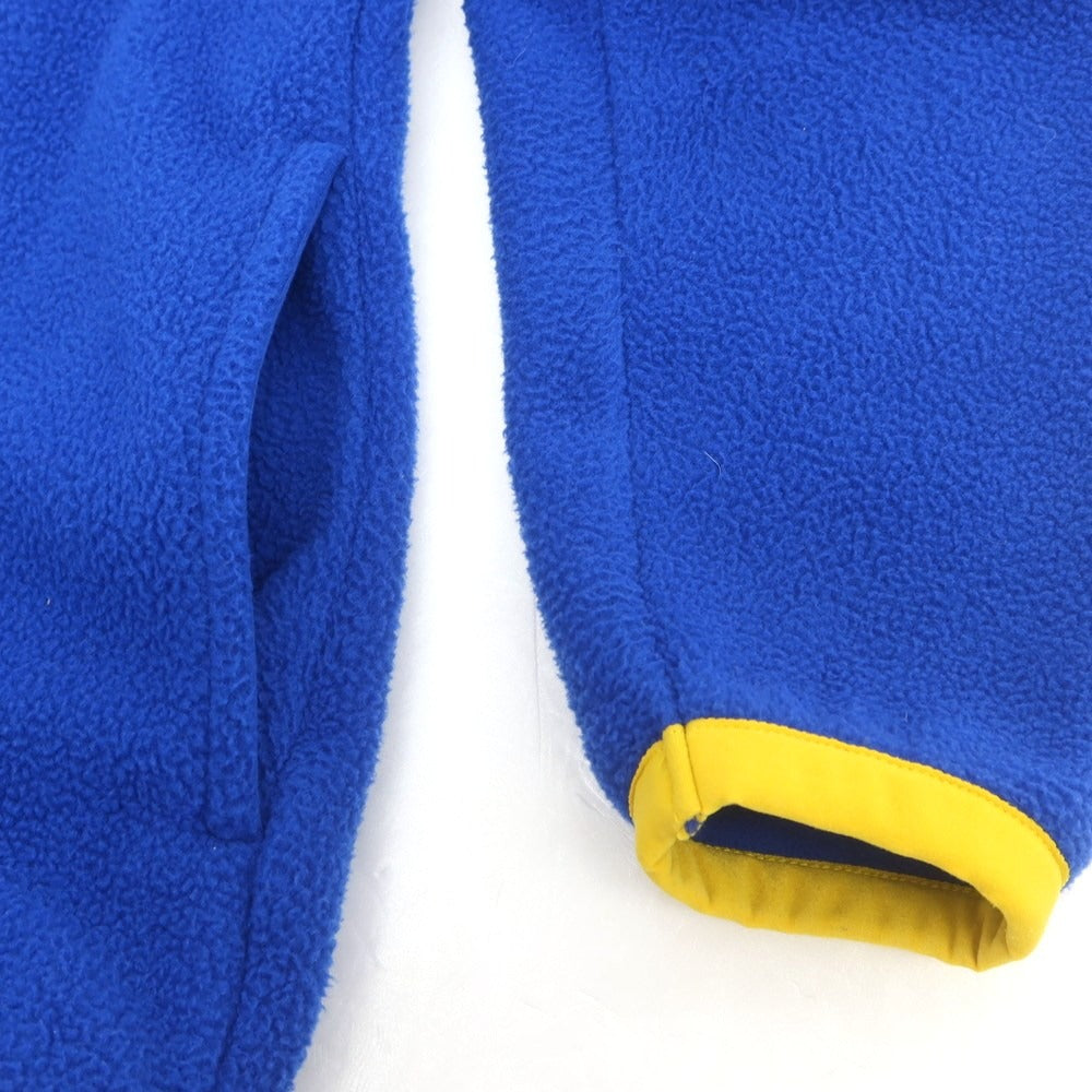【中古】ポロ ラルフローレン Polo Ralph Lauren ポリエステル スタンドカラー ハーフジップ フリースジャケット ブルーxイエロー【 M 】【 状態ランクB 】【 メンズ 】