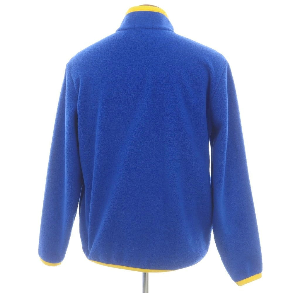 【中古】ポロ ラルフローレン Polo Ralph Lauren ポリエステル スタンドカラー ハーフジップ フリースジャケット ブルーxイエロー【 M 】【 状態ランクB 】【 メンズ 】