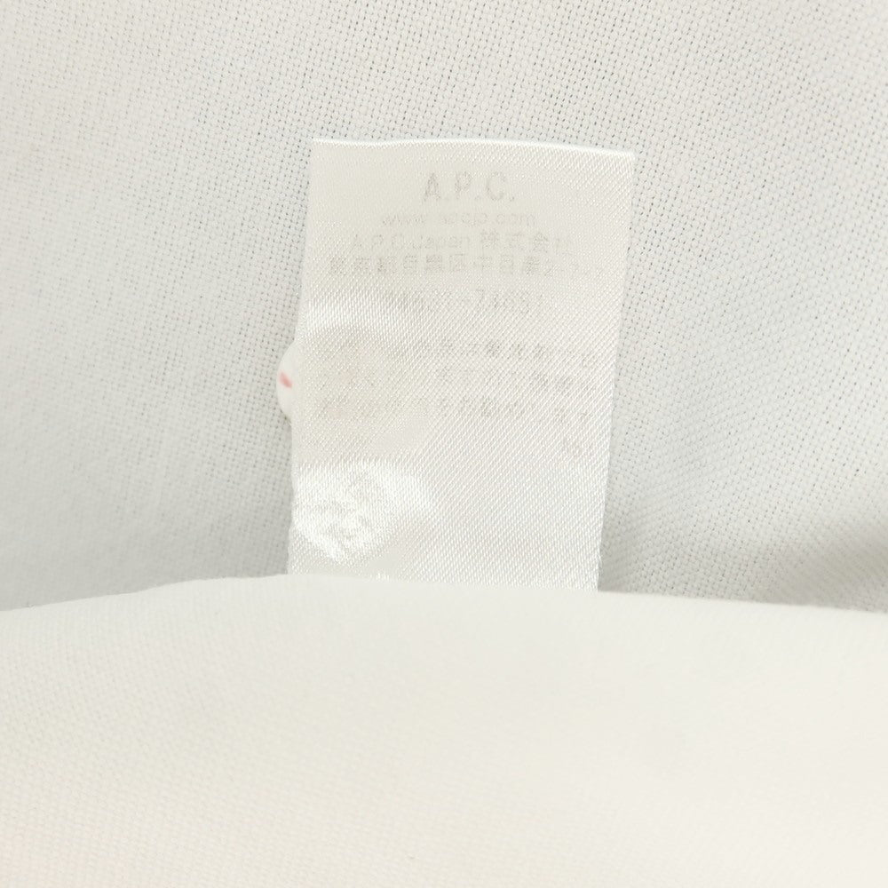 【中古】アーペーセー A.P.C. コットン ボタンダウン カジュアルシャツ ホワイト【 M 】【 状態ランクC 】【 メンズ 】
