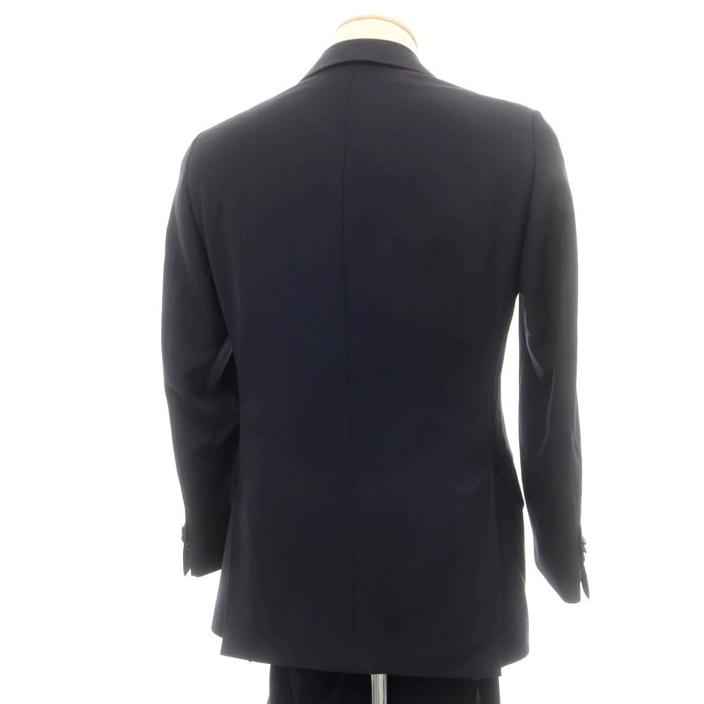 【中古】ベルベスト Belvest ウール 3つボタンスーツ ダークネイビー【 42 】【 状態ランクB 】【 メンズ 】