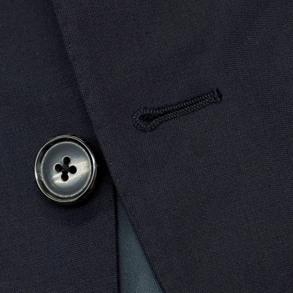 【中古】ベルベスト Belvest ウール 3つボタンスーツ ダークネイビー【 42 】【 状態ランクB 】【 メンズ 】