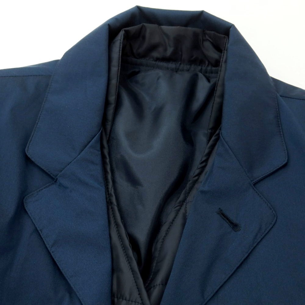 【中古】スーツセレクト SUIT SELECT キルティングライナー付き 3WAY チェスターフィールドコート ネイビー【 L 】【 状態ランクB 】【 メンズ 】