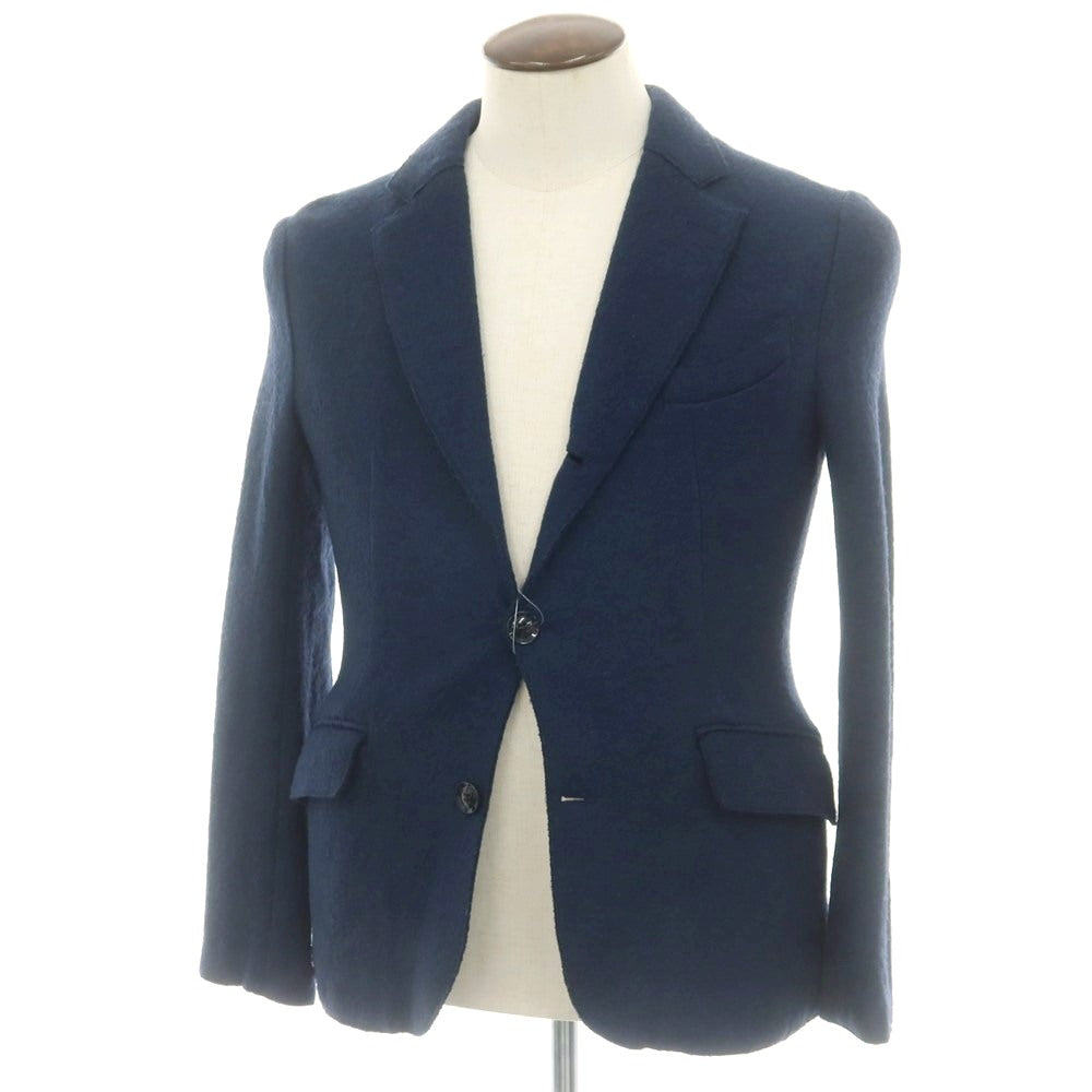 【中古】ナノユニバース nano universe アクリルウール 3B カジュアルジャケット ネイビー【 L 】【 状態ランクB 】【 メンズ 】