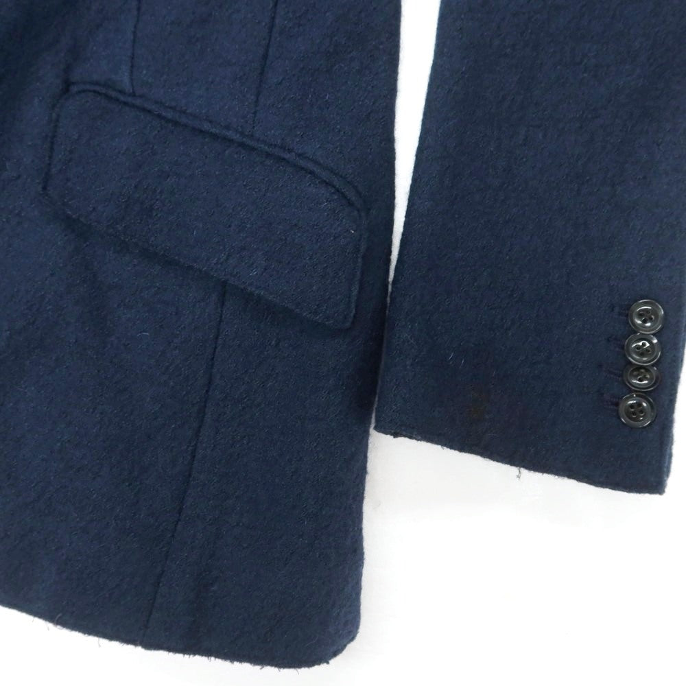 【中古】ナノユニバース nano universe アクリルウール 3B カジュアルジャケット ネイビー【 L 】【 状態ランクB 】【 メンズ 】