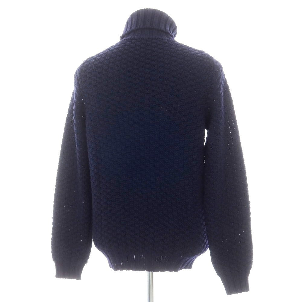 【中古】ドリューアンドコー DREW&CO ローゲージ ウール タートルネック プルオーバーニット ネイビー【 S 】【 状態ランクB 】【 メンズ 】