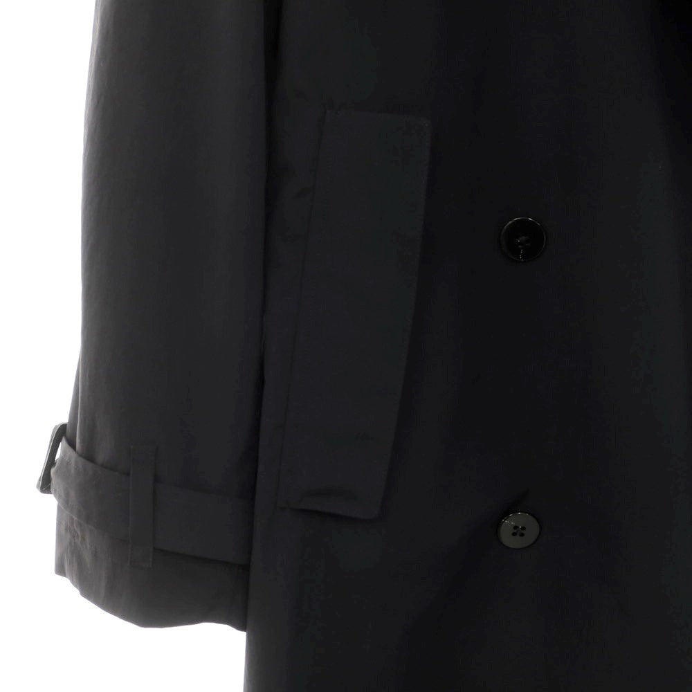 【中古】エス S ポリエステル トレンチコート ブラック【 1 】【 状態ランクC 】【 メンズ 】