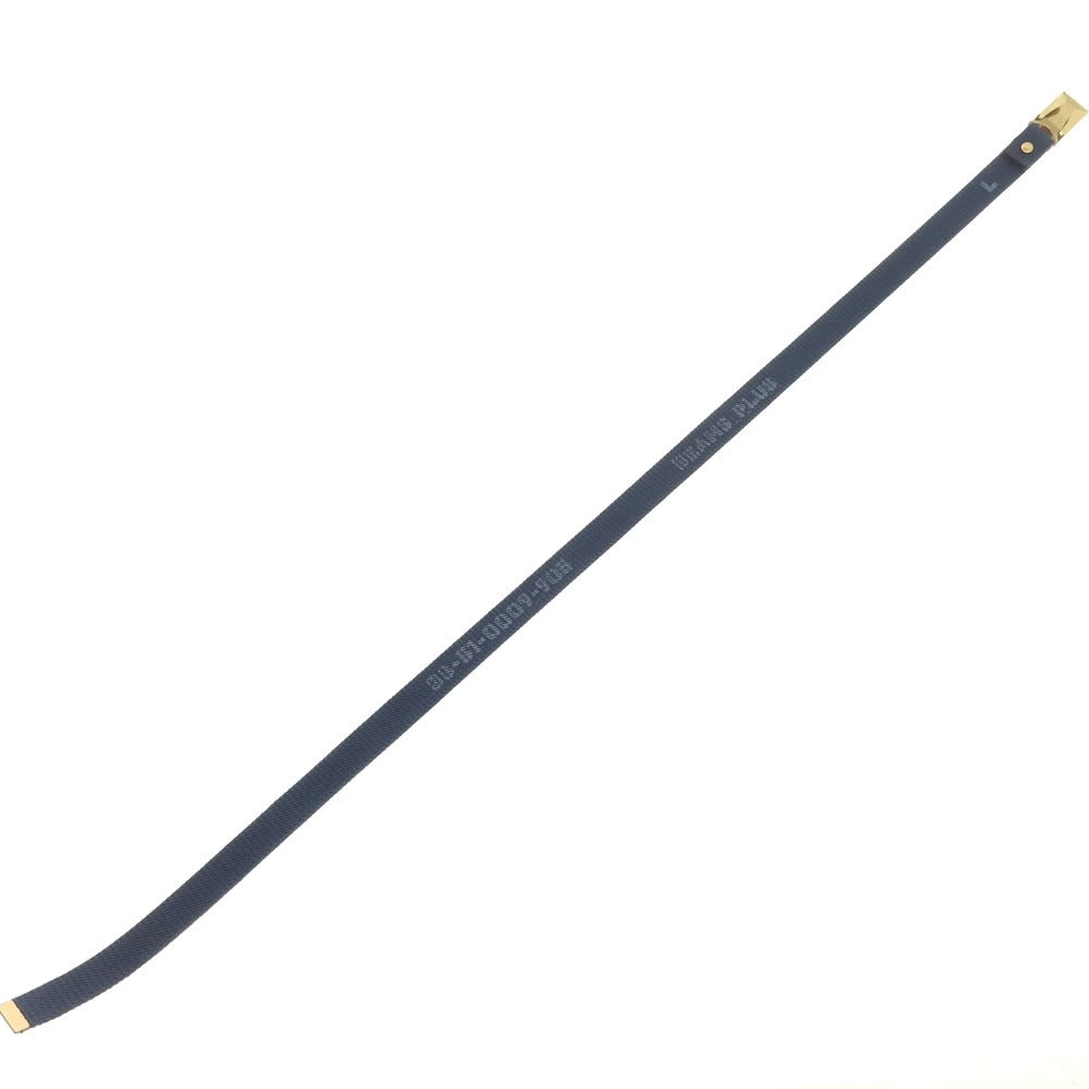 【中古】ビームスプラス BEAMS PLUS コットン ベルト ネイビー【 L 】【 状態ランクA 】【 メンズ 】