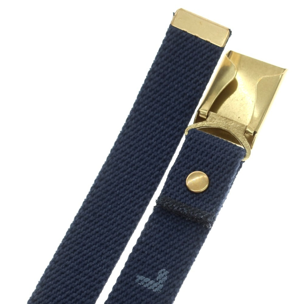 【中古】ビームスプラス BEAMS PLUS コットン ベルト ネイビー【 L 】【 状態ランクA 】【 メンズ 】