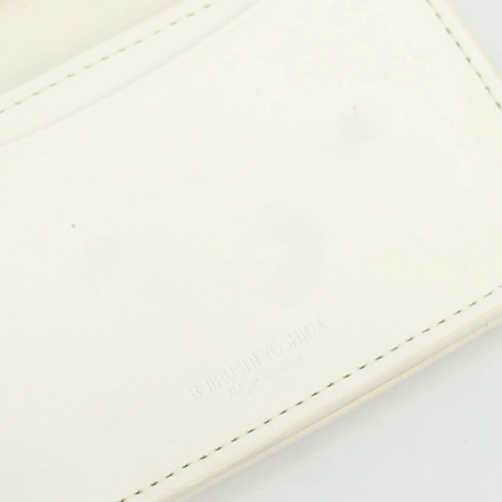 【中古】ポーター PORTER b印 YOSHIDA パイソンレザー 名刺入れ オフホワイトxアッシュブラウン【 状態ランクC 】【 メンズ 】