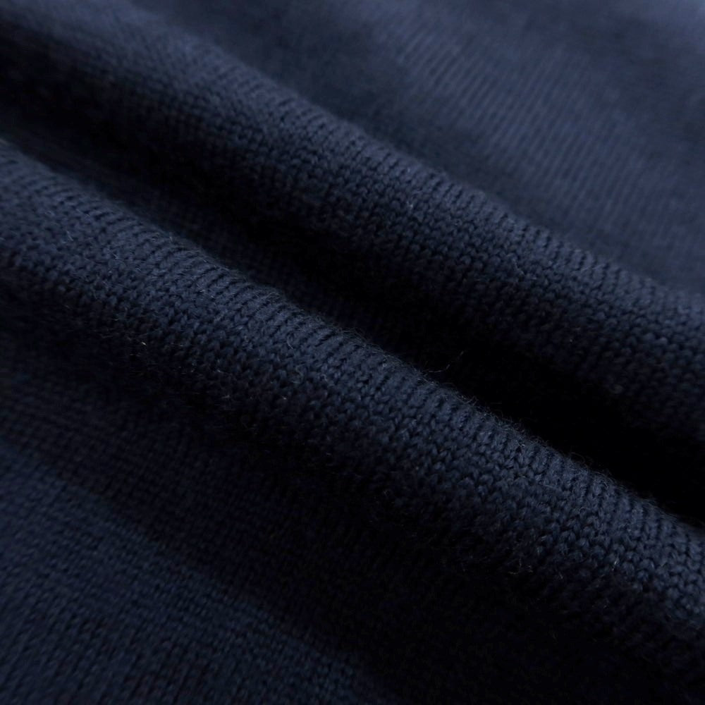 【中古】イタルスタイル ITAL STYLE ハイゲージ ウール クルーネック プルオーバーニット ネイビー【 XL 】【 状態ランクB 】【 メンズ 】