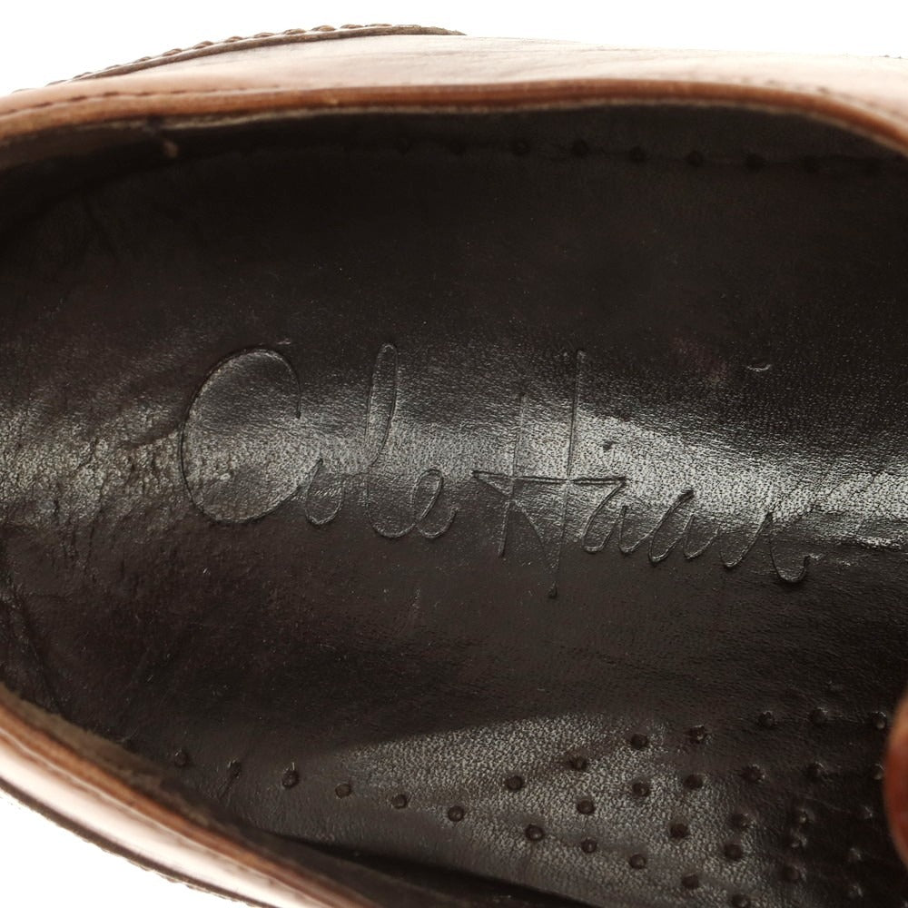 【中古】コールハーン COLE HAAN NIKE AIRソール ストレートチップ ドレスシューズ ブラウン【 9 】【 状態ランクC 】【 メンズ 】