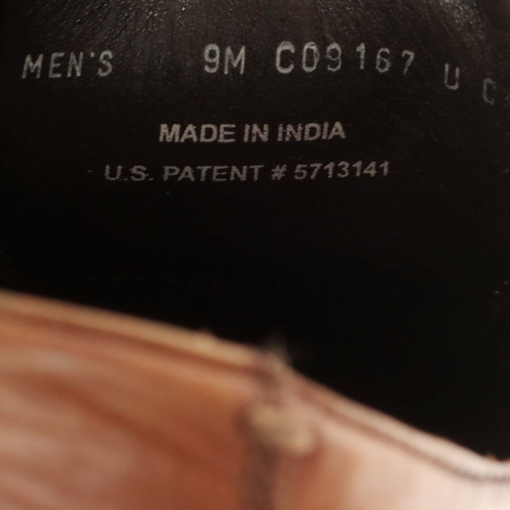 【中古】コールハーン COLE HAAN NIKE AIRソール ストレートチップ ドレスシューズ ブラウン【 9 】【 状態ランクC 】【 メンズ 】