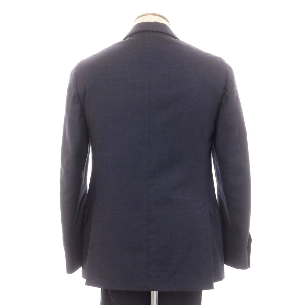 【中古】ラルディーニ LARDINI ウール 3つボタンスーツ ネイビー【 46 】【 状態ランクB 】【 メンズ 】