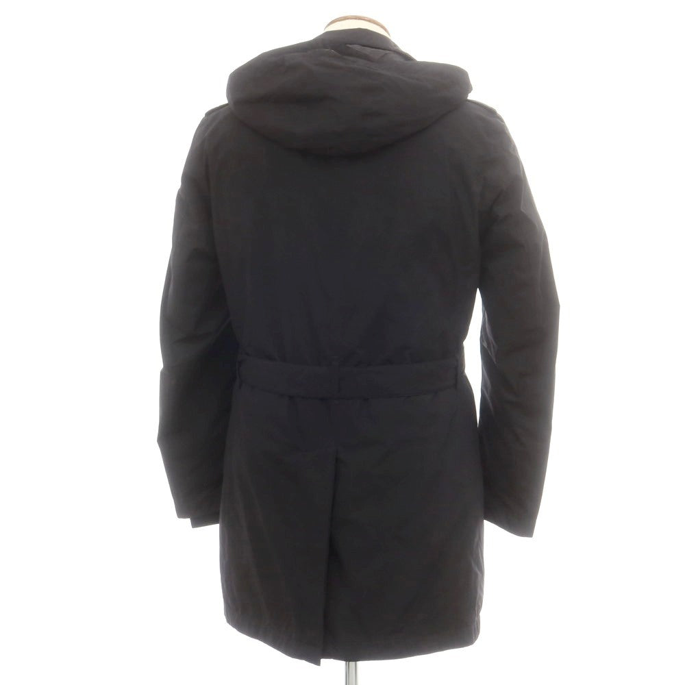 【中古】ヘルノ Herno Laminar GORE-TEX ダブルブレスト ダウンコート ブラック【 48 】【 状態ランクB 】【 メンズ 】