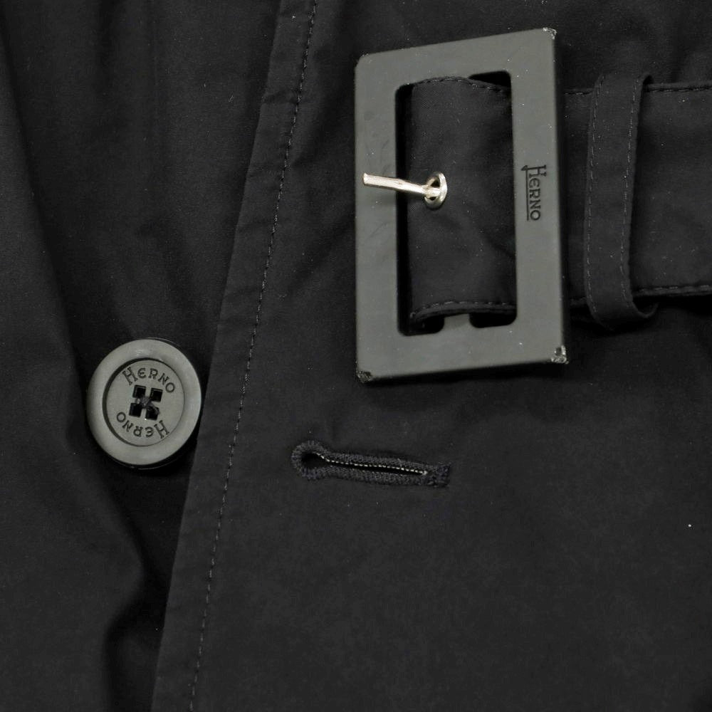 【中古】ヘルノ Herno Laminar GORE-TEX ダブルブレスト ダウンコート ブラック【 48 】【 状態ランクB 】【 メンズ 】
