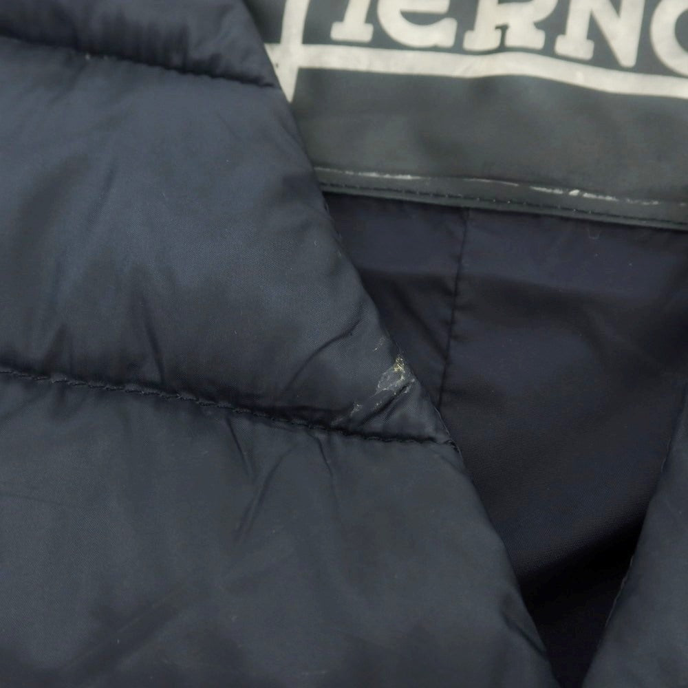 【中古】ヘルノ Herno ナイロン ジレ型 ダウンベスト ネイビー【 44 】【 状態ランクB 】【 メンズ 】
