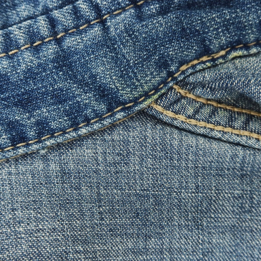 【中古】ナノユニバース nano universe コットン ウエスタンシャツ ブルー【 M 】【 状態ランクB 】【 メンズ 】