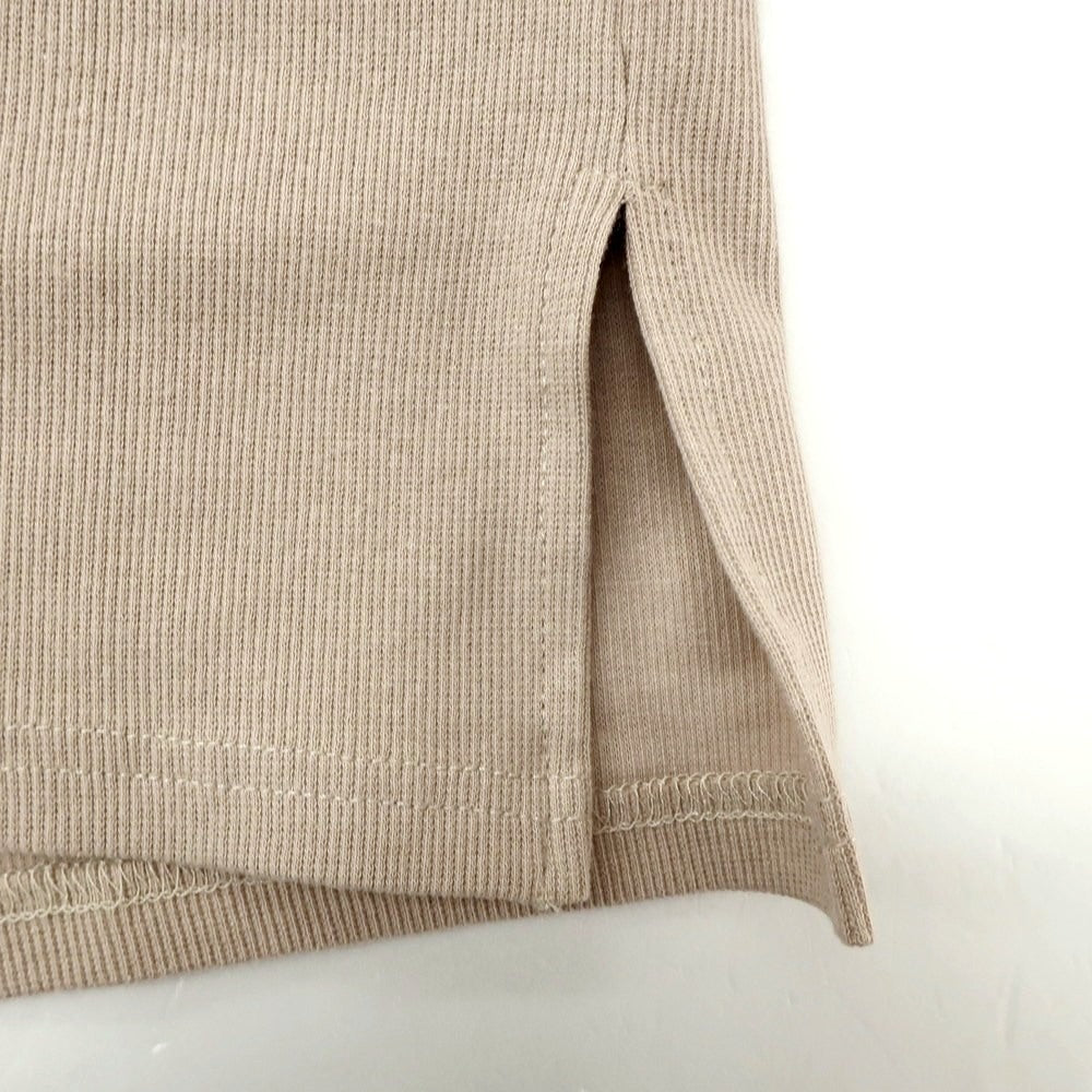 【中古】スリーピースリーピー SLEEPY SLEEPY ストレッチ コットン ヘンリーネック 長袖Tシャツ サンドベージュ系【 ONE SIZE 】【 状態ランクA 】【 メンズ 】