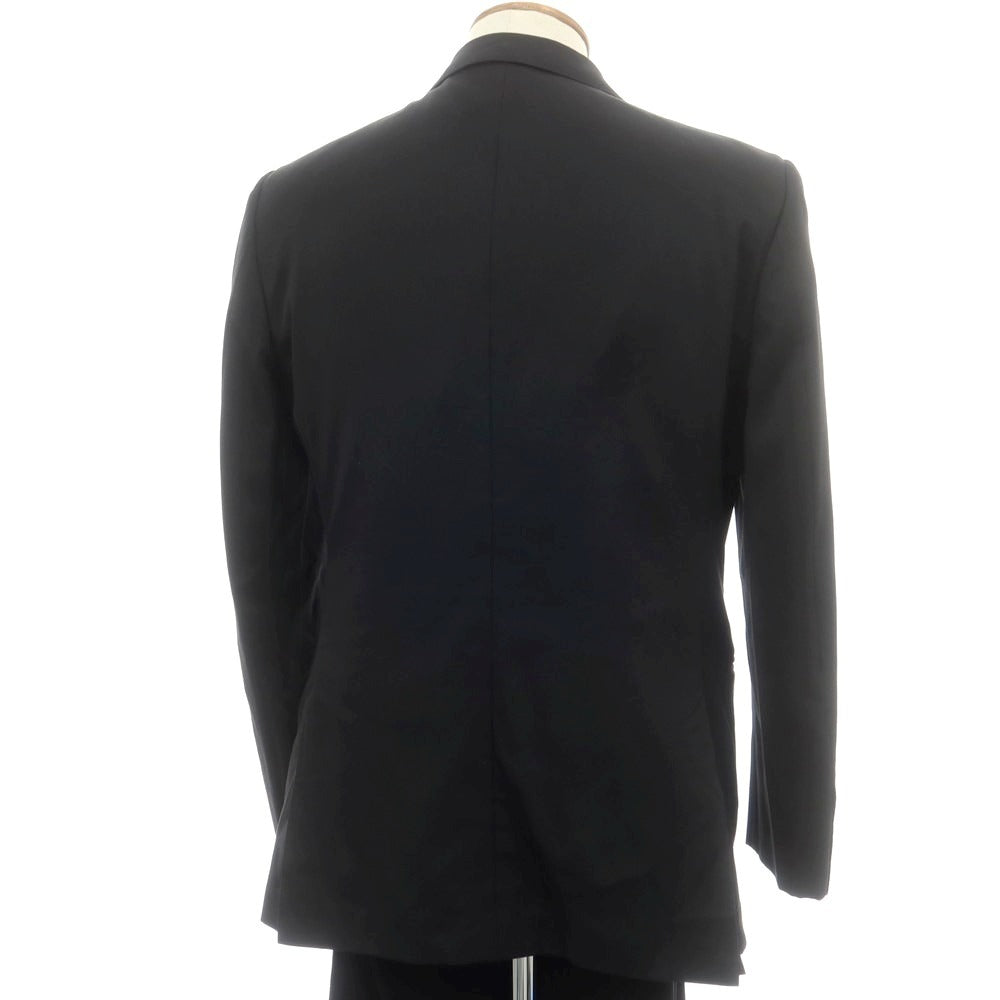 【中古】バーバリーブラックレーベル BURBERRY BLACK LABEL ウール スリーピース 3つボタンスーツ ブラック【 38 】【 状態ランクC 】【 メンズ 】