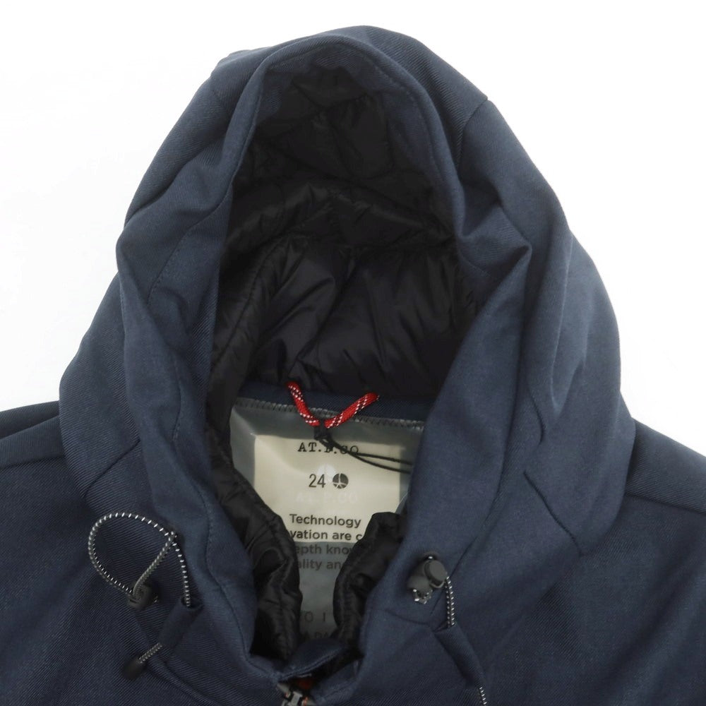 【中古】アティピコ AT.P.CO ポリエステル ダブルジップ 中綿ブルゾン ネイビー【 L 】【 状態ランクA 】【 メンズ 】