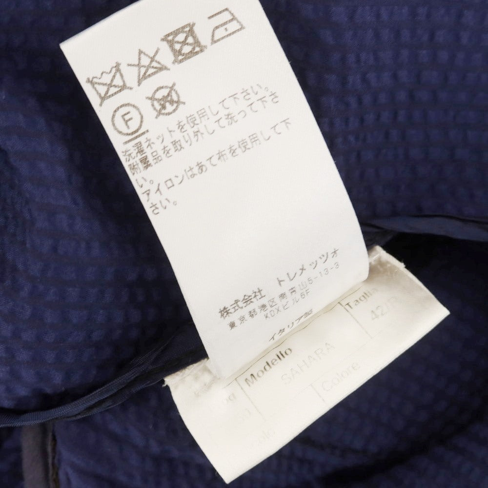 【中古】タリアトーレ TAGLIATORE シアサッカーコットン カジュアルジャケット ネイビーブルー【 42 】【 状態ランクB 】【 メンズ 】