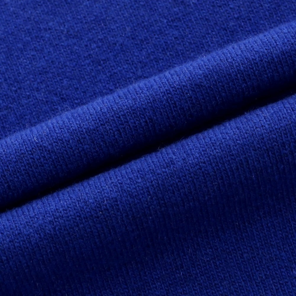 【中古】アレッサンドロルッピ Alessandro Luppi ウールカシミヤ モックネック プルオーバーニット ブルー【 50 】【 状態ランクB 】【 メンズ 】