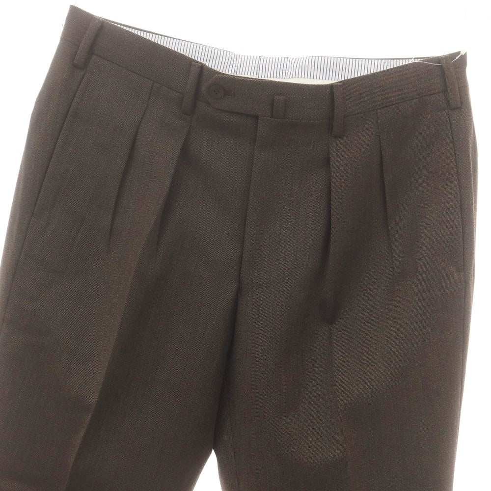【中古】エスオー SO ウール ドレススラックスパンツ ダークブラウン【 48 】【 状態ランクC 】【 メンズ 】