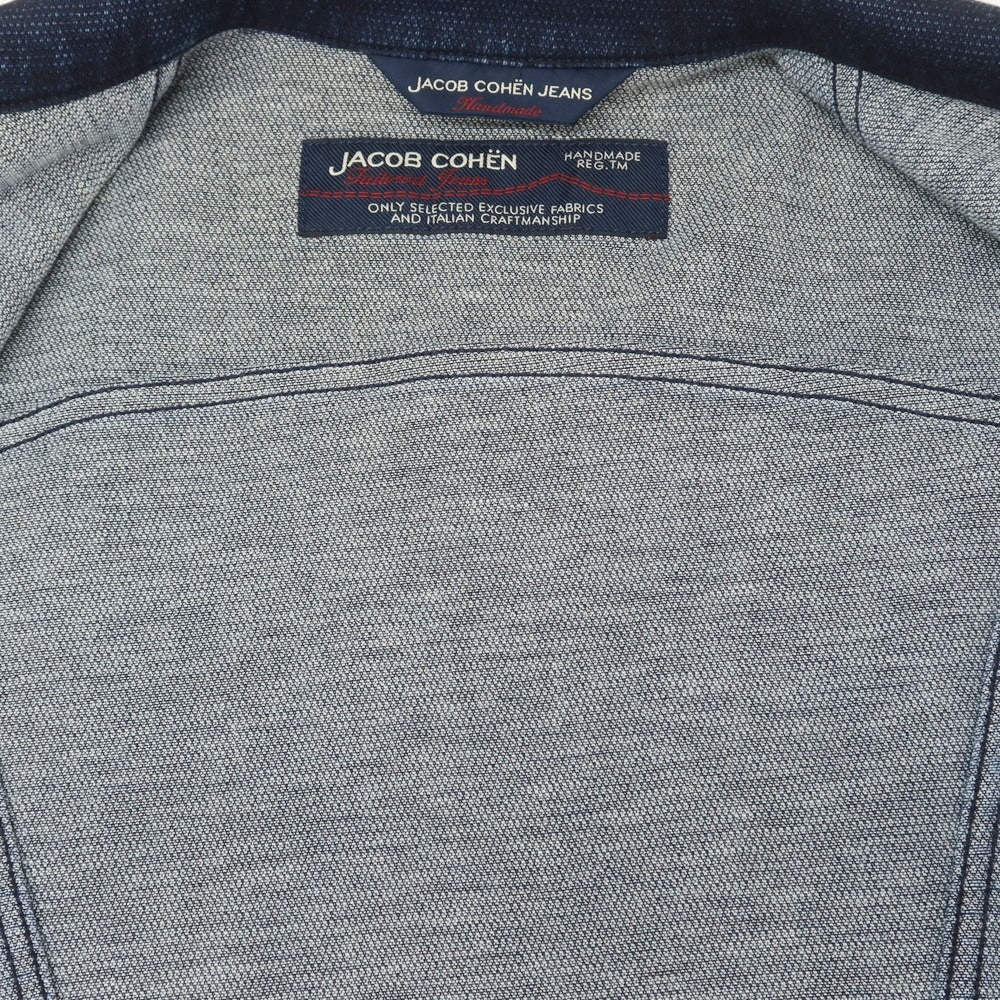 【中古】ヤコブコーエン JACOB COHEN YORK COMF ジャージーコットン トラッカージャケット ネイビー【 XS 】【 状態ランクB 】【 メンズ 】
