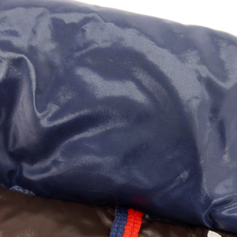 【中古】モンクレール MONCLER ナイロン スタンドカラー ダウンベスト ネイビー【 状態ランクB 】【 メンズ 】