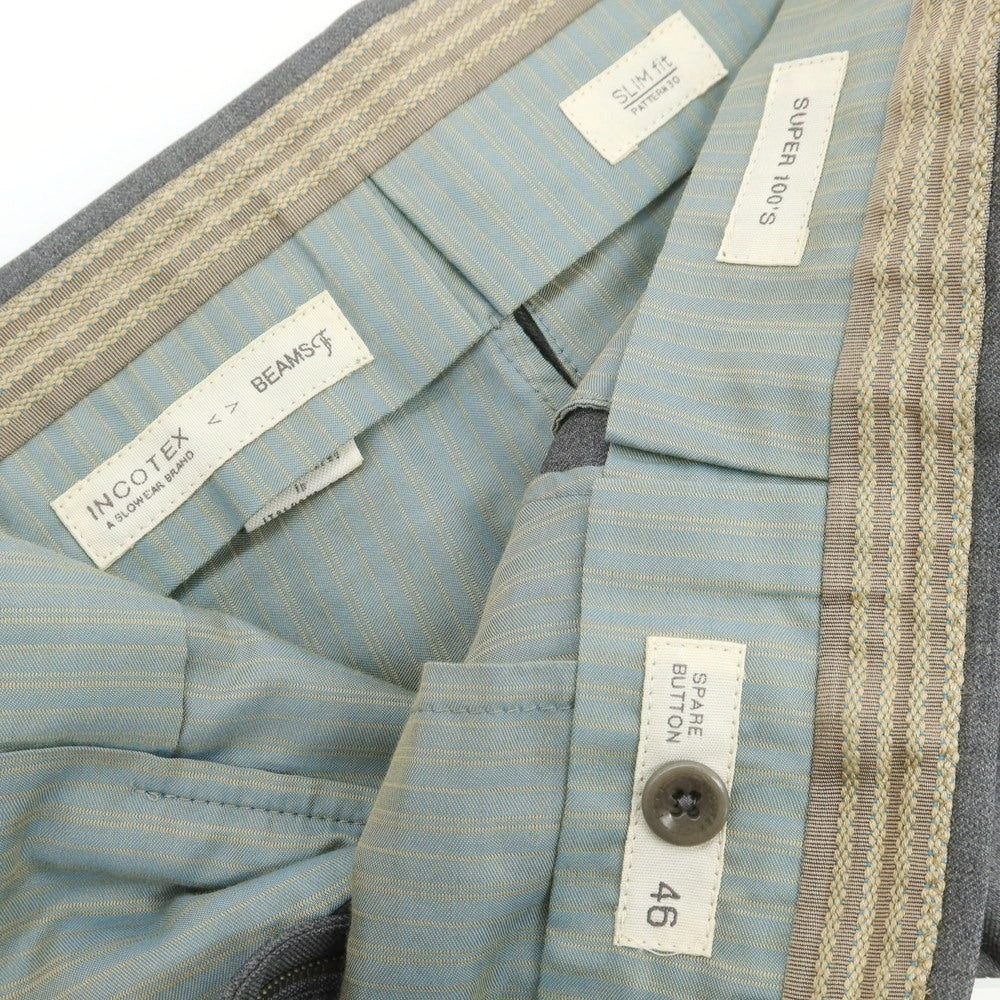 【中古】インコテックス INCOTEX BEAMS F別注 SUPER 100&