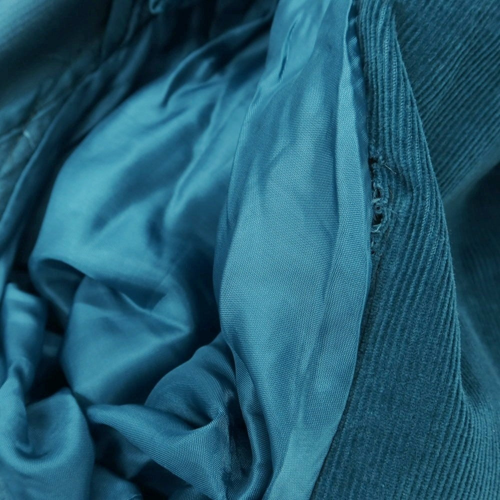 【中古】タリアトーレ TAGLIATORE Brilla per il gusto別注 ストレッチ コットン 細畝コーデュロイ 2B カジュアルジャケット ブルーグリーン系【 48 】【 状態ランクB 】【 メンズ 】