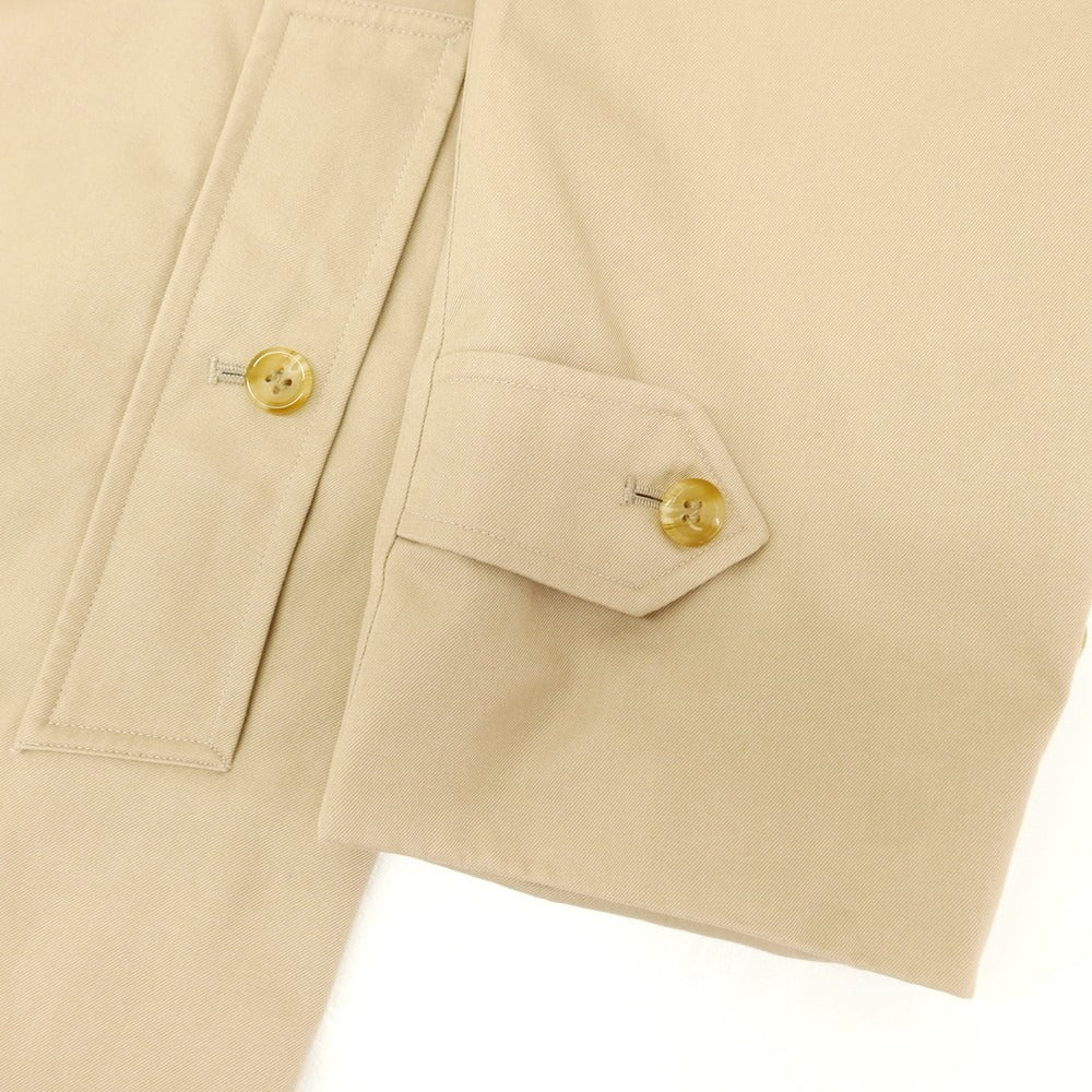 【中古】バーバリー BURBERRY コットンポリエステル ステンカラーコート ベージュ【 48 】【 状態ランクB 】【 メンズ 】