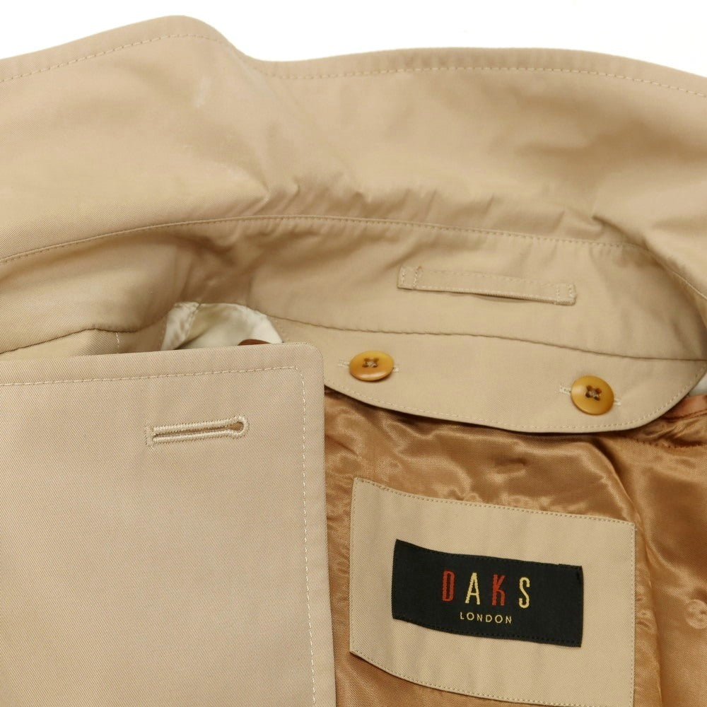 【中古】ダックス DAKS ポリエステルコットン トレンチコート ベージュ【 6 】【 状態ランクB 】【 メンズ 】