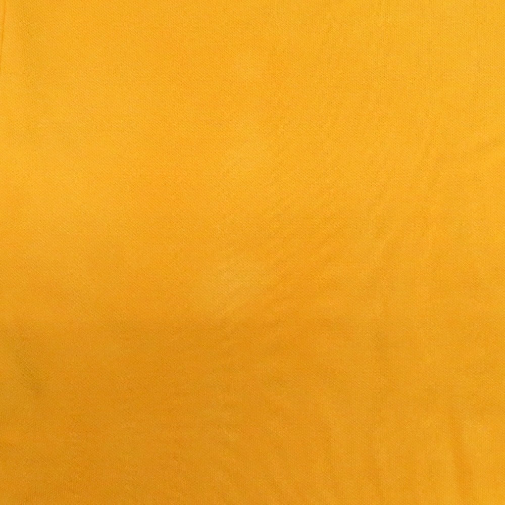【中古】ポロ ラルフローレン Polo Ralph Lauren コットン 鹿の子 半袖ポロシャツ イエローオレンジ系【 L 】【 状態ランクC 】【 メンズ 】