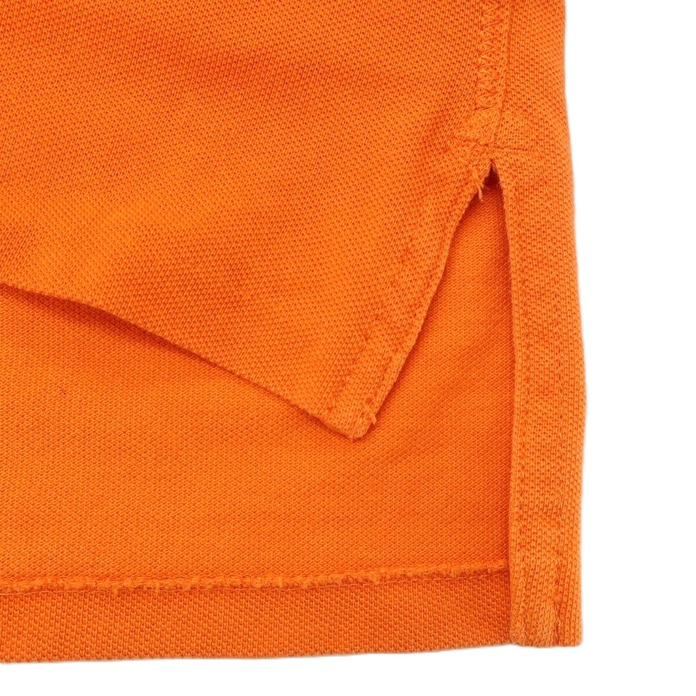 【中古】ポロ ラルフローレン Polo Ralph Lauren コットン 鹿の子 半袖ポロシャツ オレンジ【 L 】【 状態ランクB 】【 メンズ 】