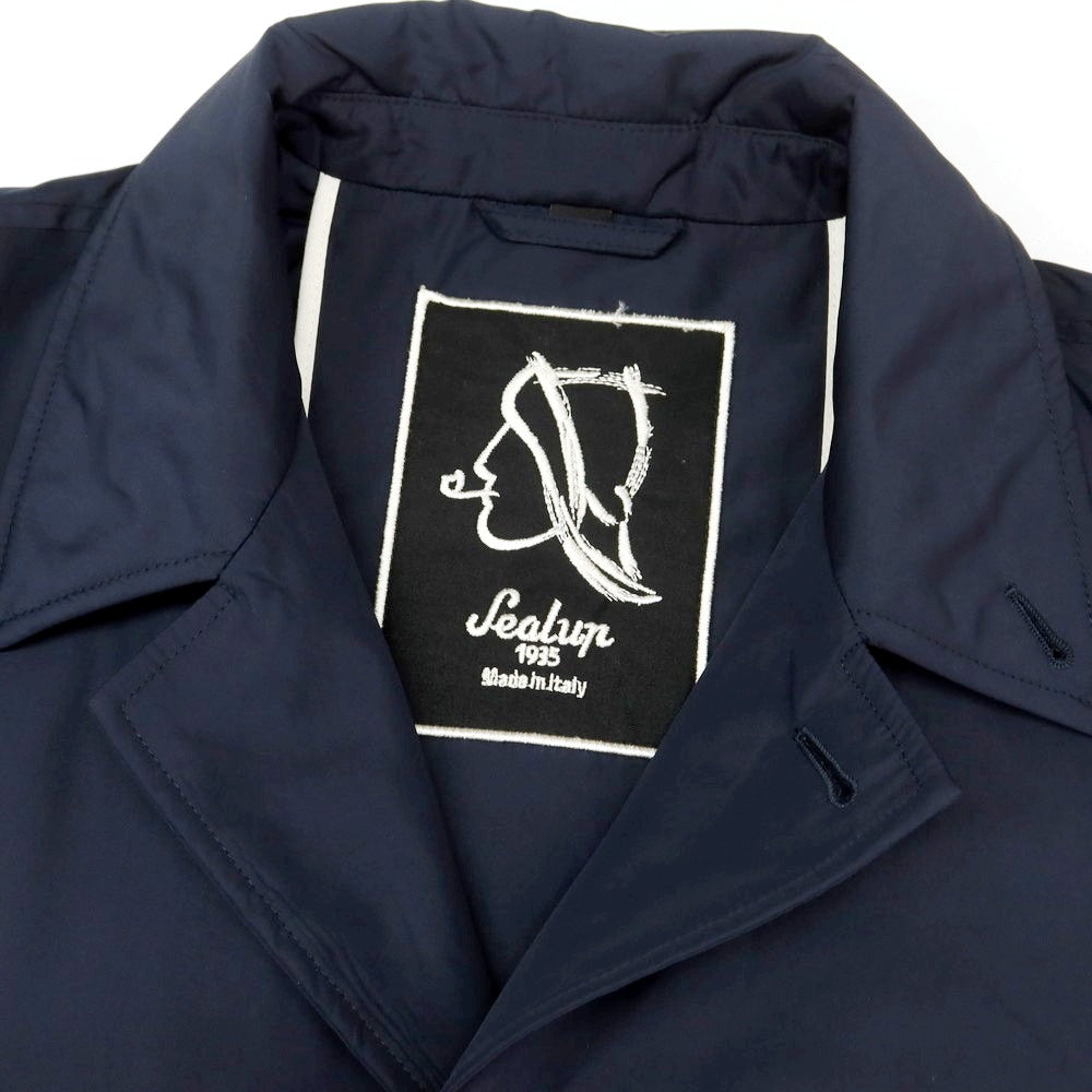 【中古】シーラップ Sealup ポリエステル 中綿入り ステンカラーコート ネイビー【 46 】【 状態ランクB 】【 メンズ 】
